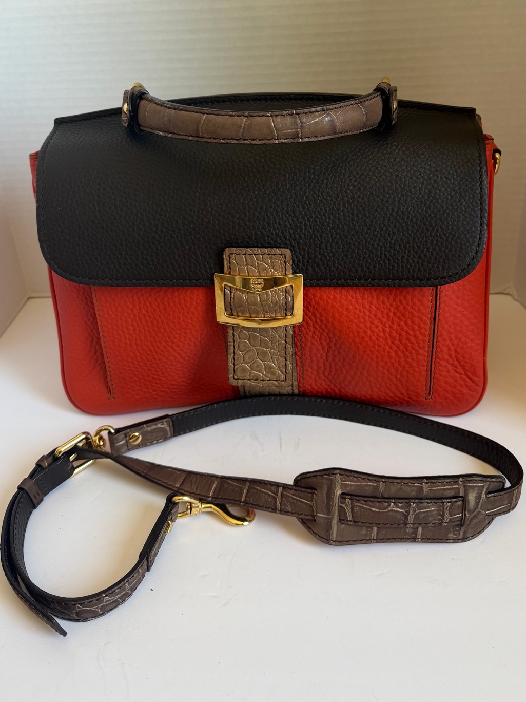 Mcm 2 Way Satchel - Large